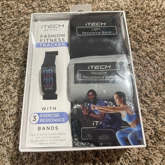 Other - itech Active black fitness tracker bundle